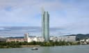 Millennium Tower und Millennium City am Wiener Donauufer
